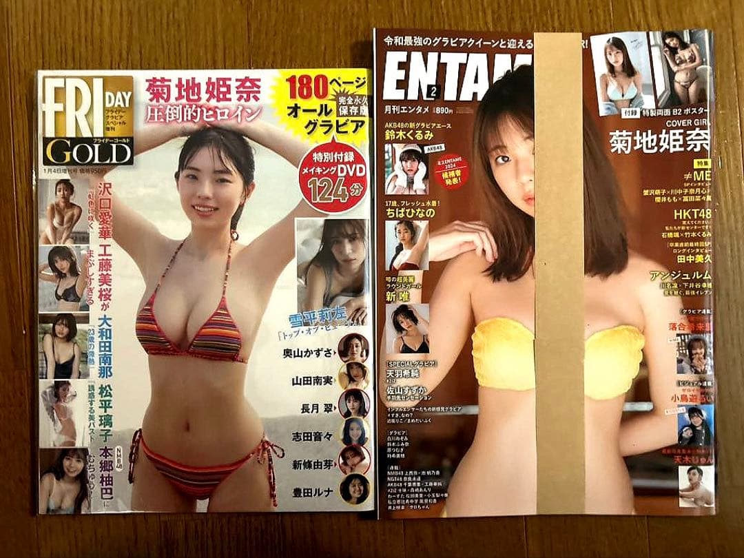 【菊地姫奈さん永久保存版】フライデー&フライデーGOLD10冊組スペシャルBOX