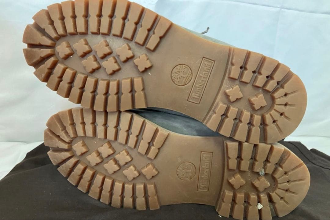 鬼フェードティンバーランド　グレー　ベージュ　26cm