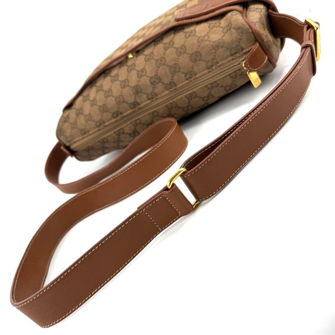 GUCCI GG ショルダーバッグ ブラウン