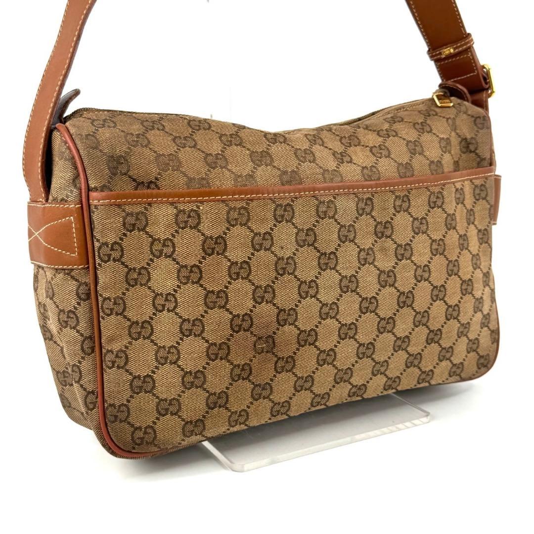 GUCCI GG ショルダーバッグ ブラウン