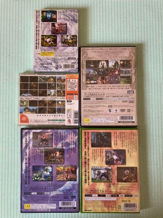 PS2/XBOX/GC/DC ソウルキャリバー1,2,3