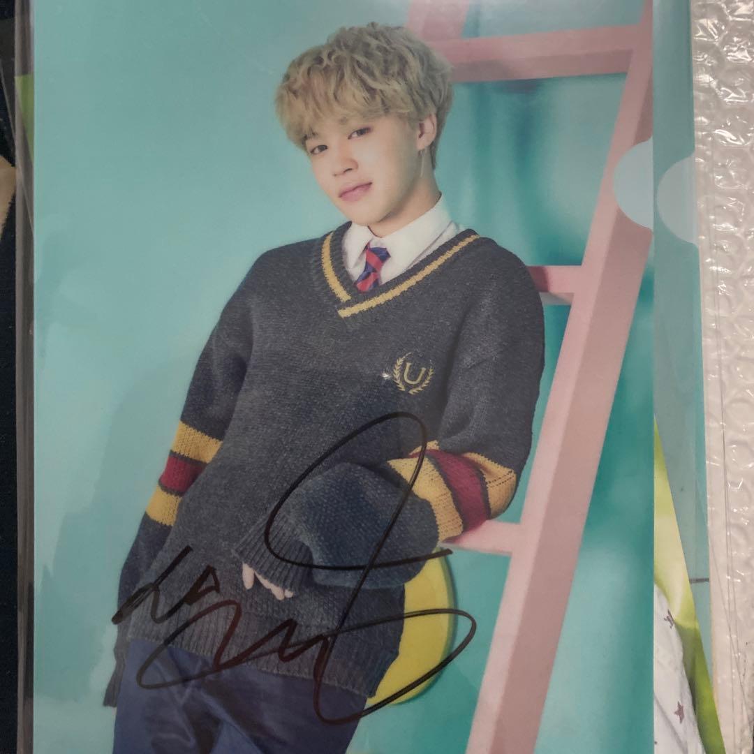 防弾少年団　バンタン　BTS ジミン　サイン　直筆　公式ファイル