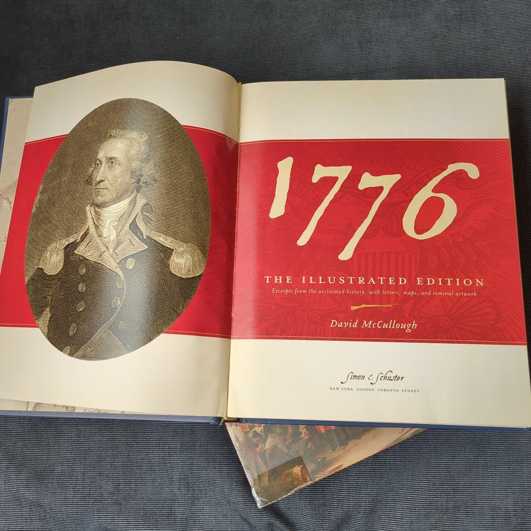 洋書 David Mccullough 1776 Illustrated Editio