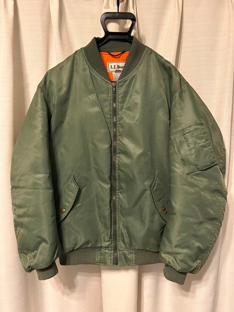 名作　L.L.Bean MA-1ジャケット Tall Medium ハルキ