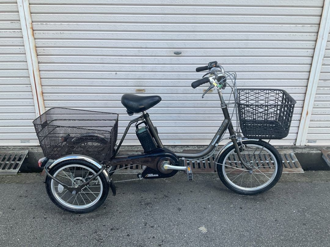 パナソニック最新機種電動アシスト自転車vivi LIFE3輪車前18後16インチ