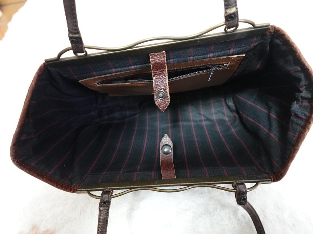 美品☆ハラコパッチワーク　トートバッグ　 ジャマンピュエッシュ　仏製