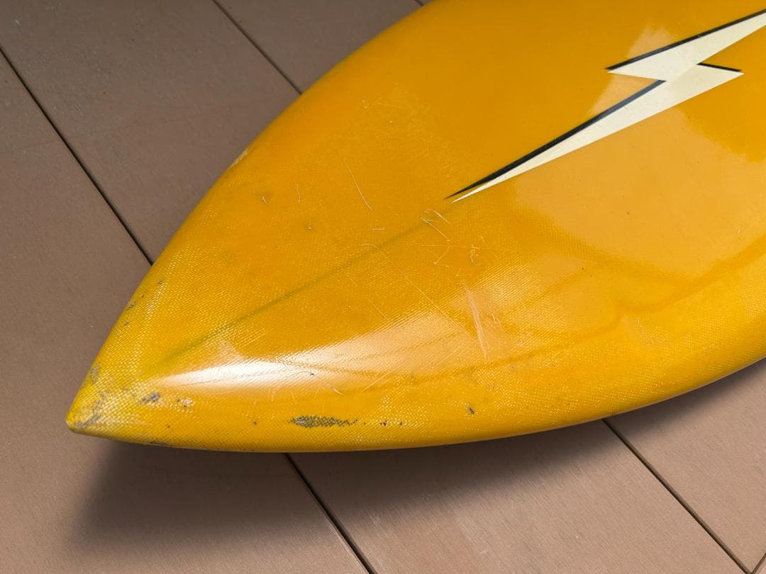 k*o様 値下げビンテージ　ライトニングボルトサーフボード送料込み