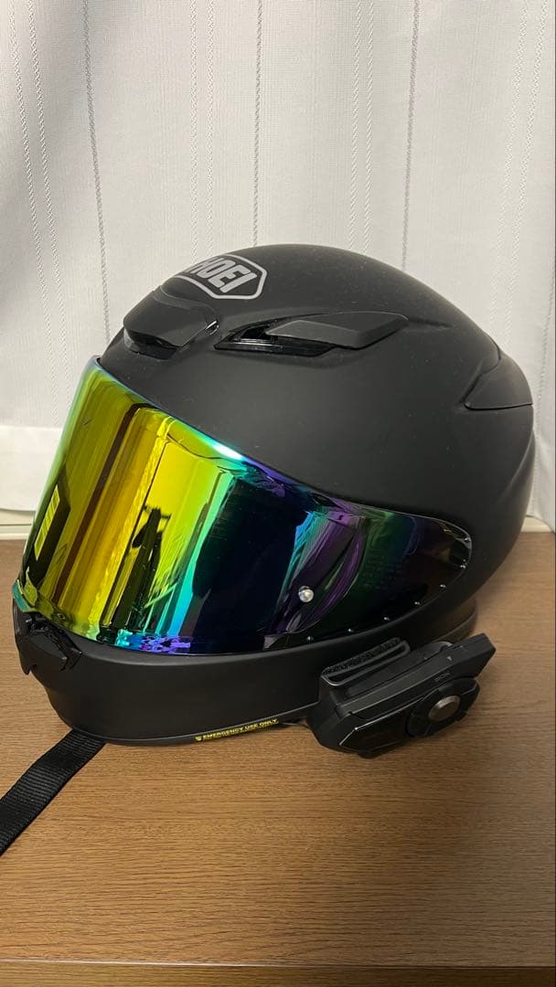【インカム付】SHOEI Z8 ヘルメット マットブラックMサイズ