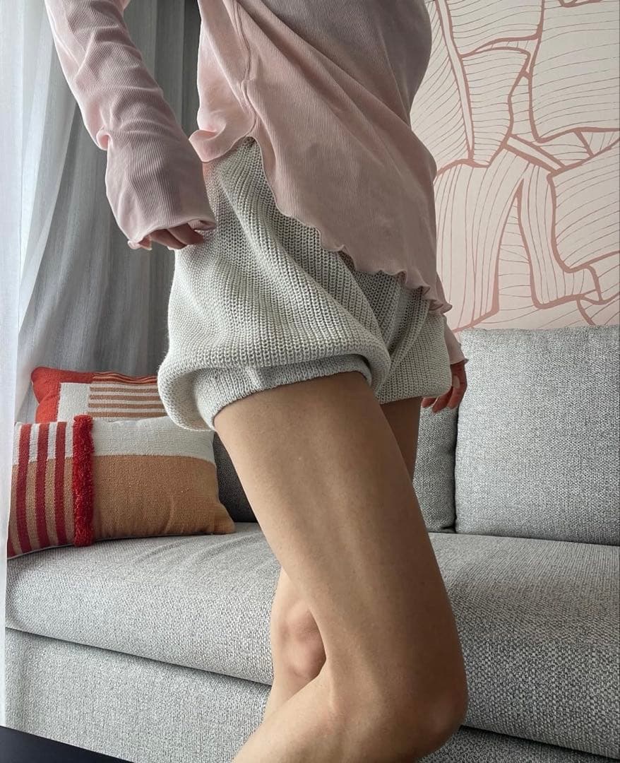 新品SeaRoomlynn リネンコンビ Balloon ショートパンツ