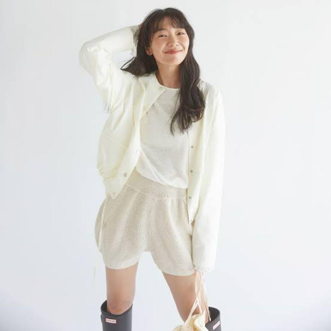 新品SeaRoomlynn リネンコンビ Balloon ショートパンツ