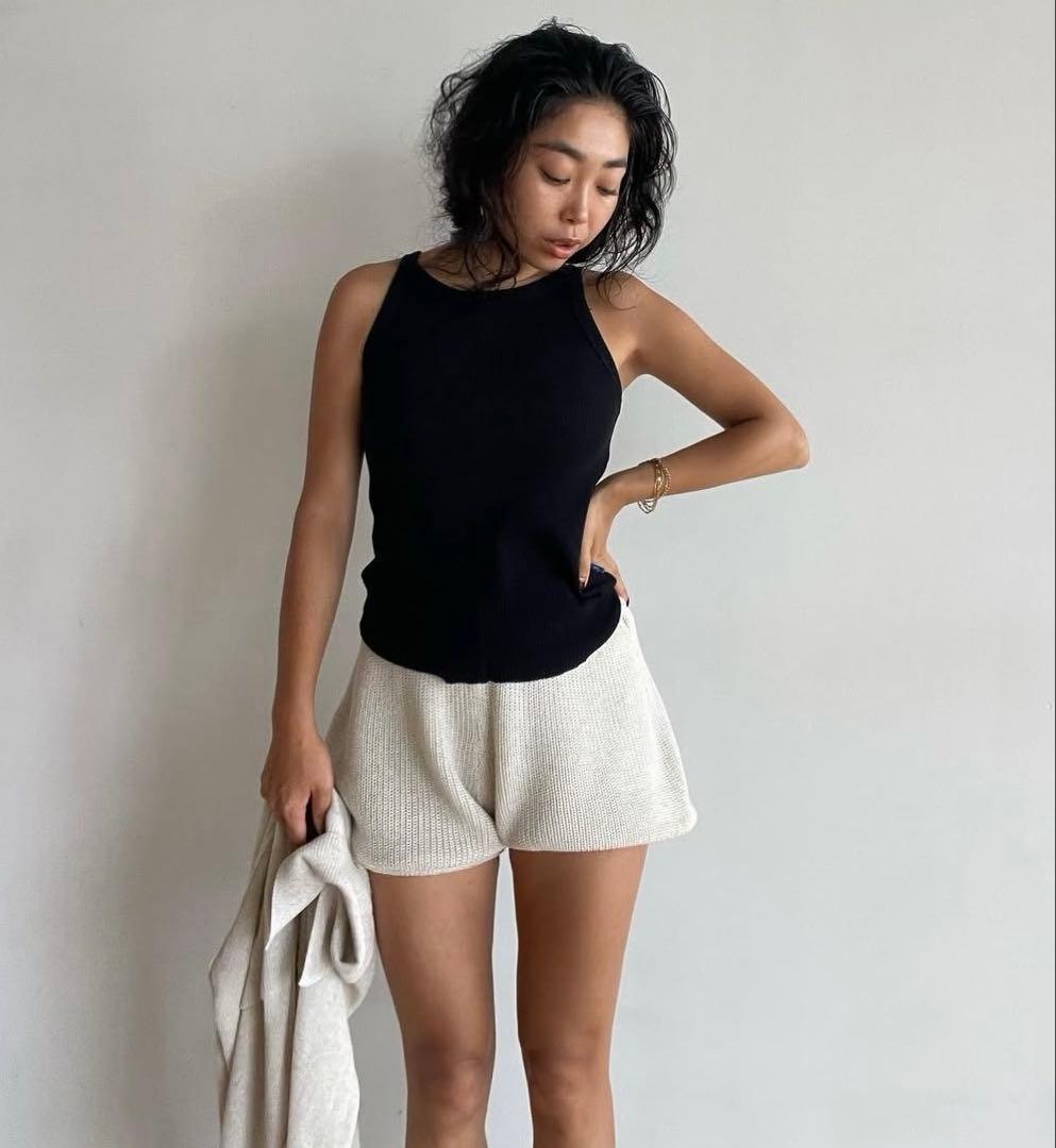 新品SeaRoomlynn リネンコンビ Balloon ショートパンツ