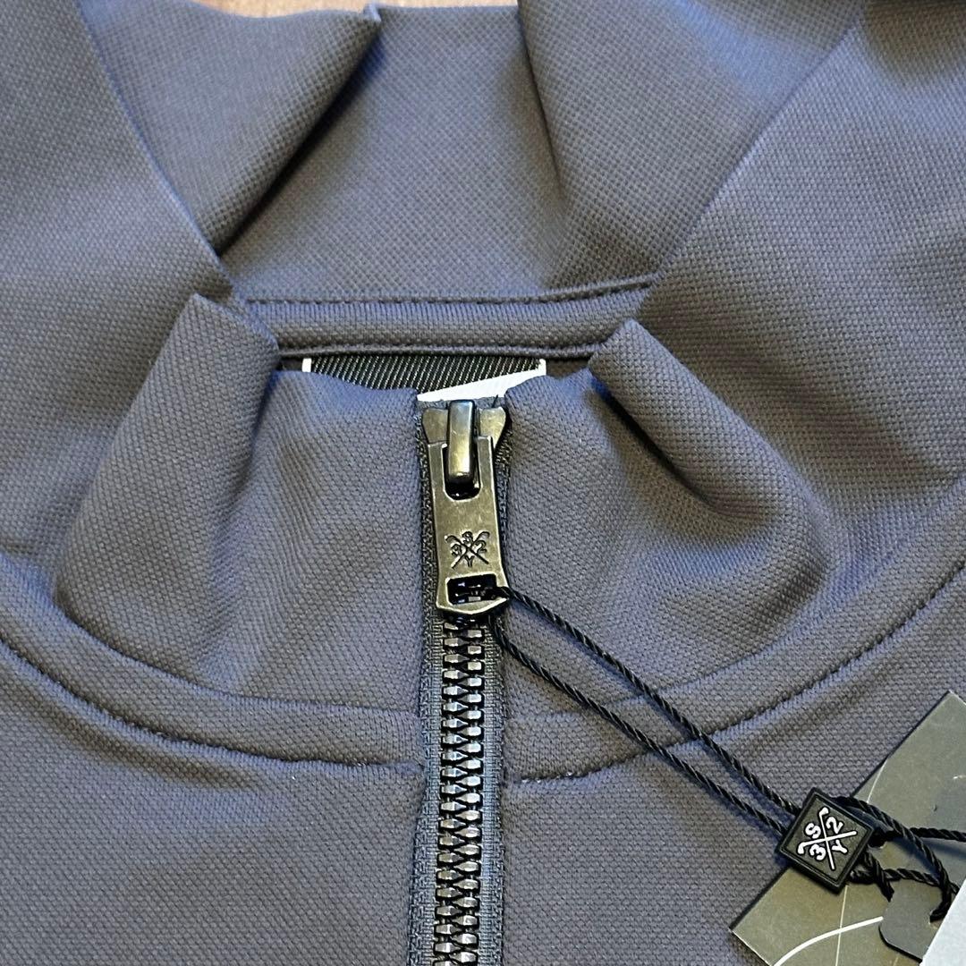 長袖　モックネック　ハーフジップ　メンズ　ゴルフウェア　新品タグ付き　サイズL