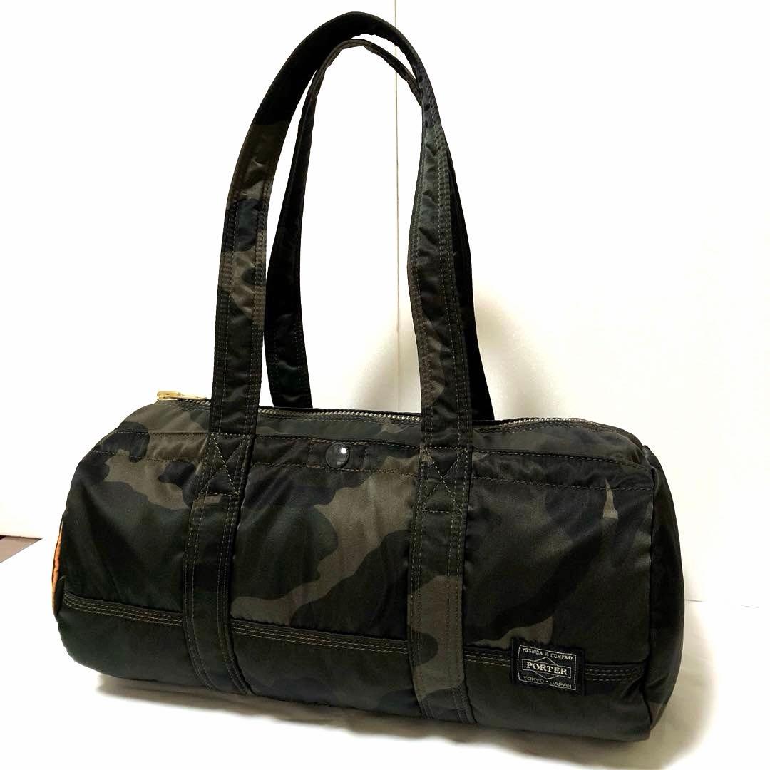 超美品✨希少 30周年ポーター タンカー ミニボストンバッグL カモフラグリーン