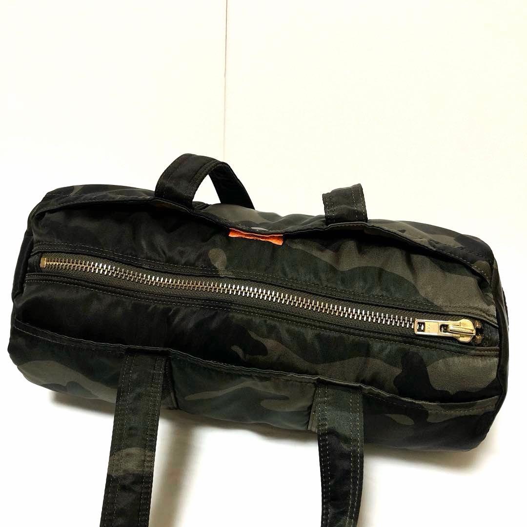 超美品✨希少 30周年ポーター タンカー ミニボストンバッグL カモフラグリーン