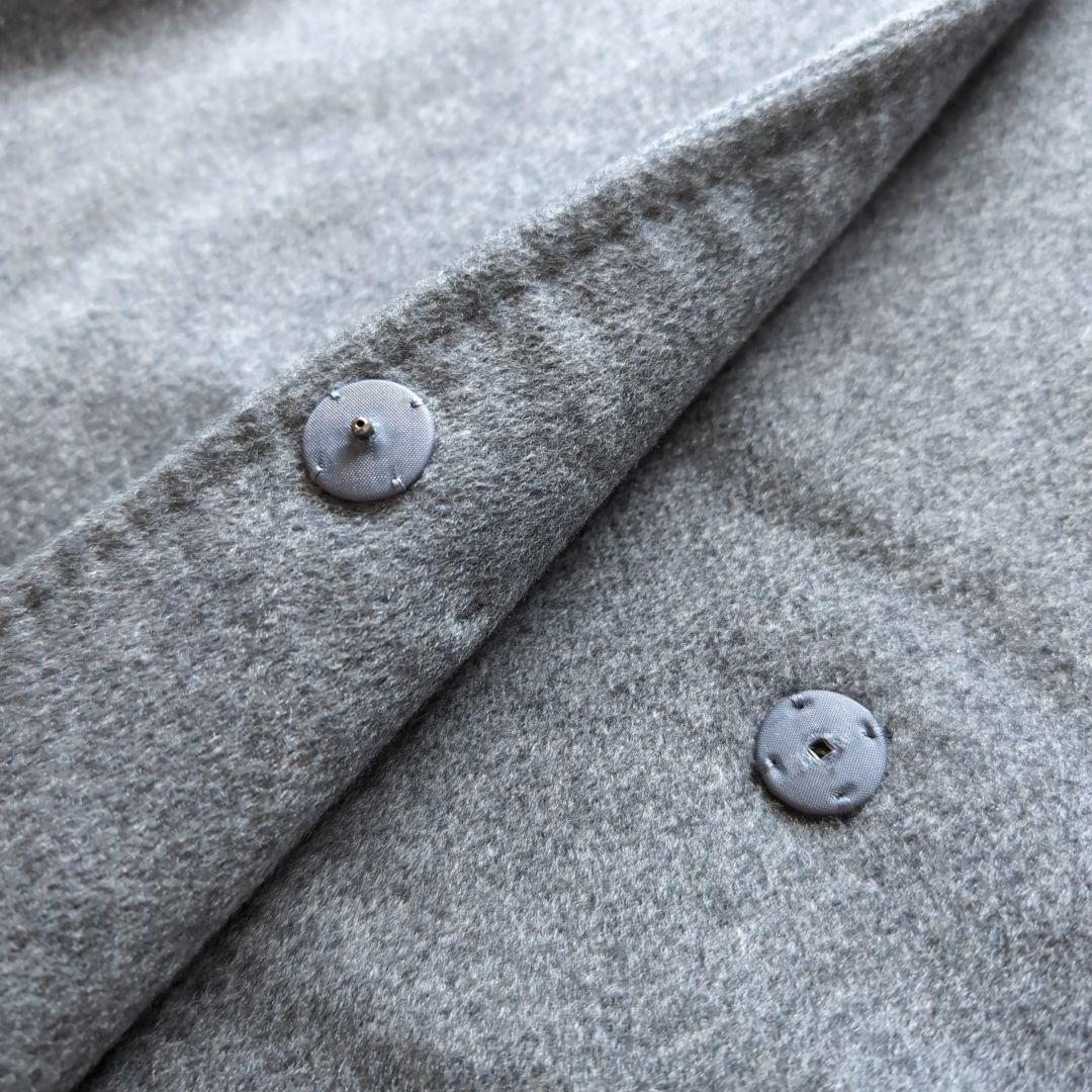 トゥモローランドコレクション カシミヤノーカラーコート ロング丈 36