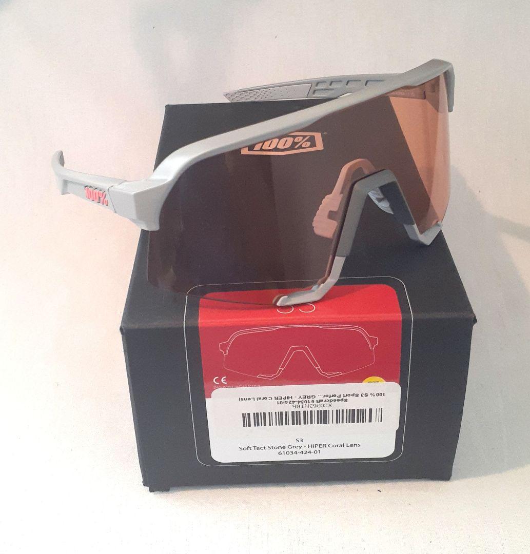 100% S3 HiPERコーラル ワンハンドレッド サングラス
