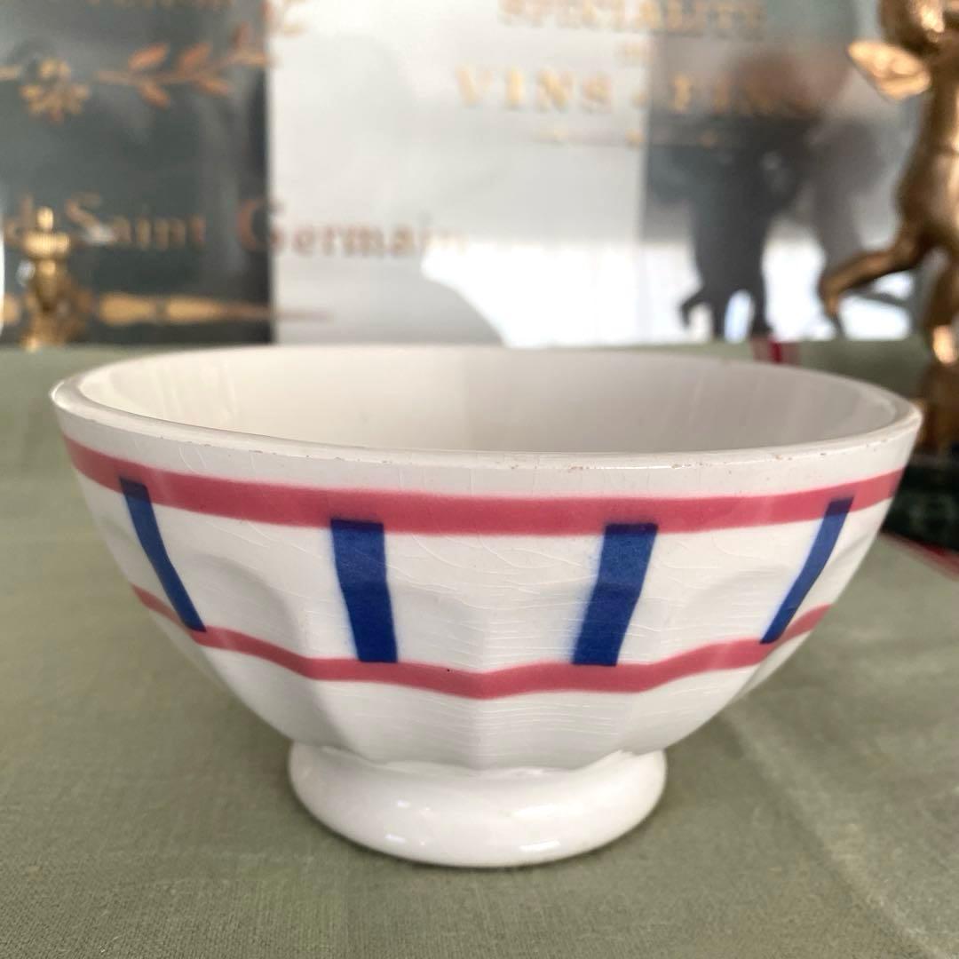 バスク柄　カフオレボウル　バドンヴィレーBadonviller フランス