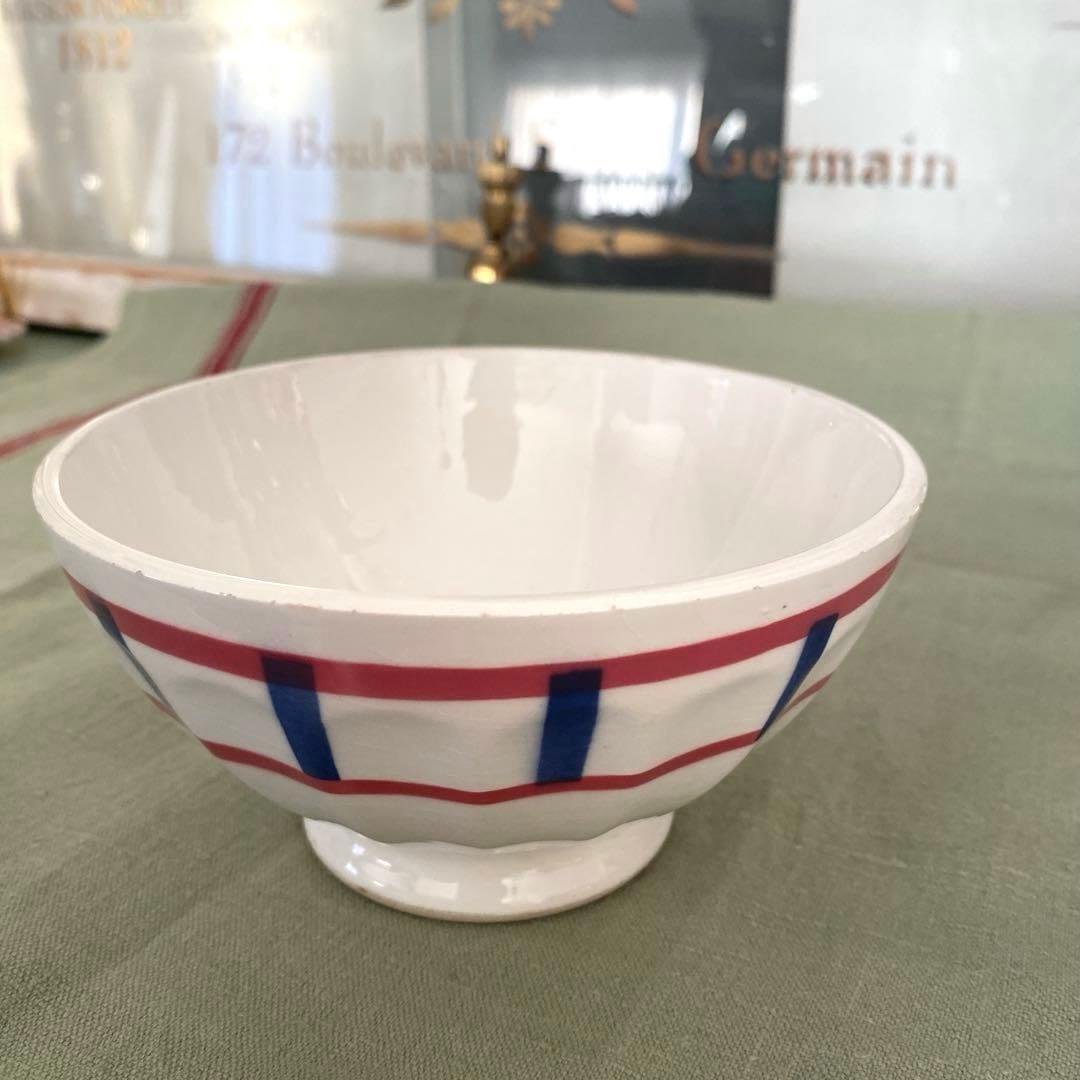 バスク柄　カフオレボウル　バドンヴィレーBadonviller フランス