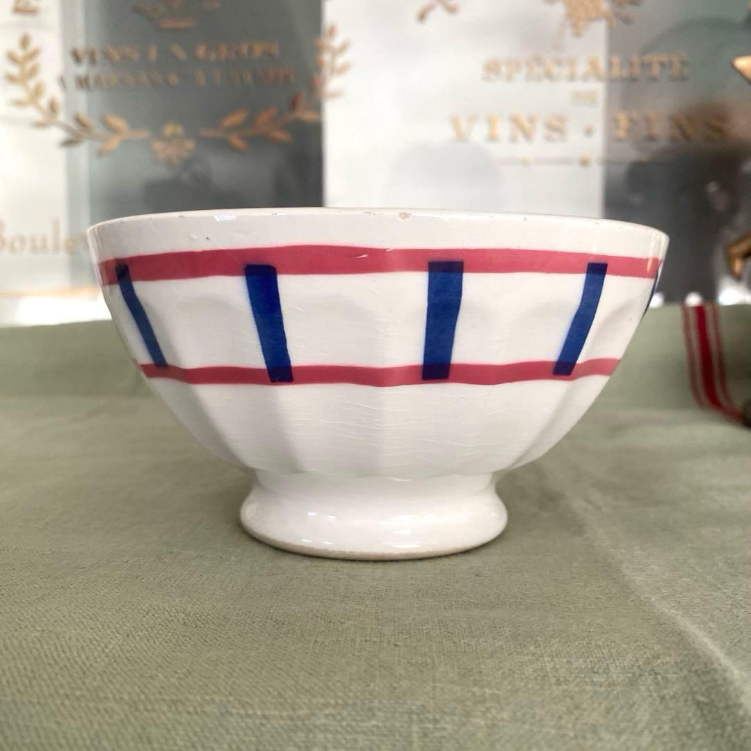 バスク柄　カフオレボウル　バドンヴィレーBadonviller フランス