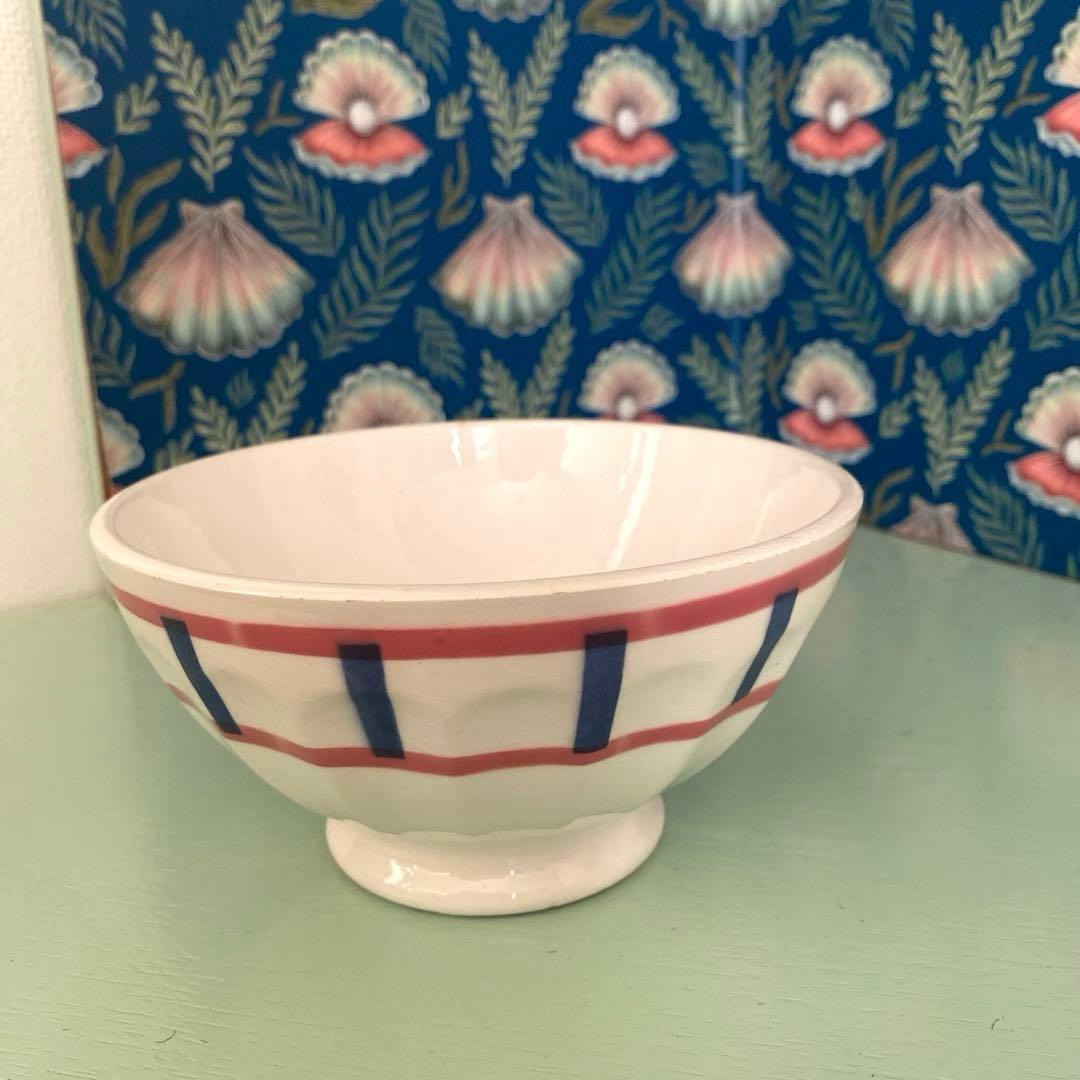 バスク柄　カフオレボウル　バドンヴィレーBadonviller フランス