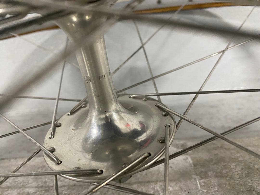 期間限定セール　ピスト NJS刻印 ホイール前後 サンシン ハブ アラヤ