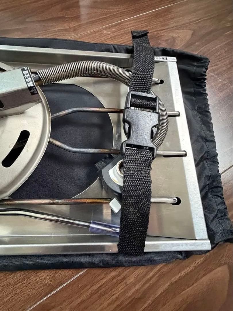 スノーピーク　フラットバーナー　（ガス缶付き）