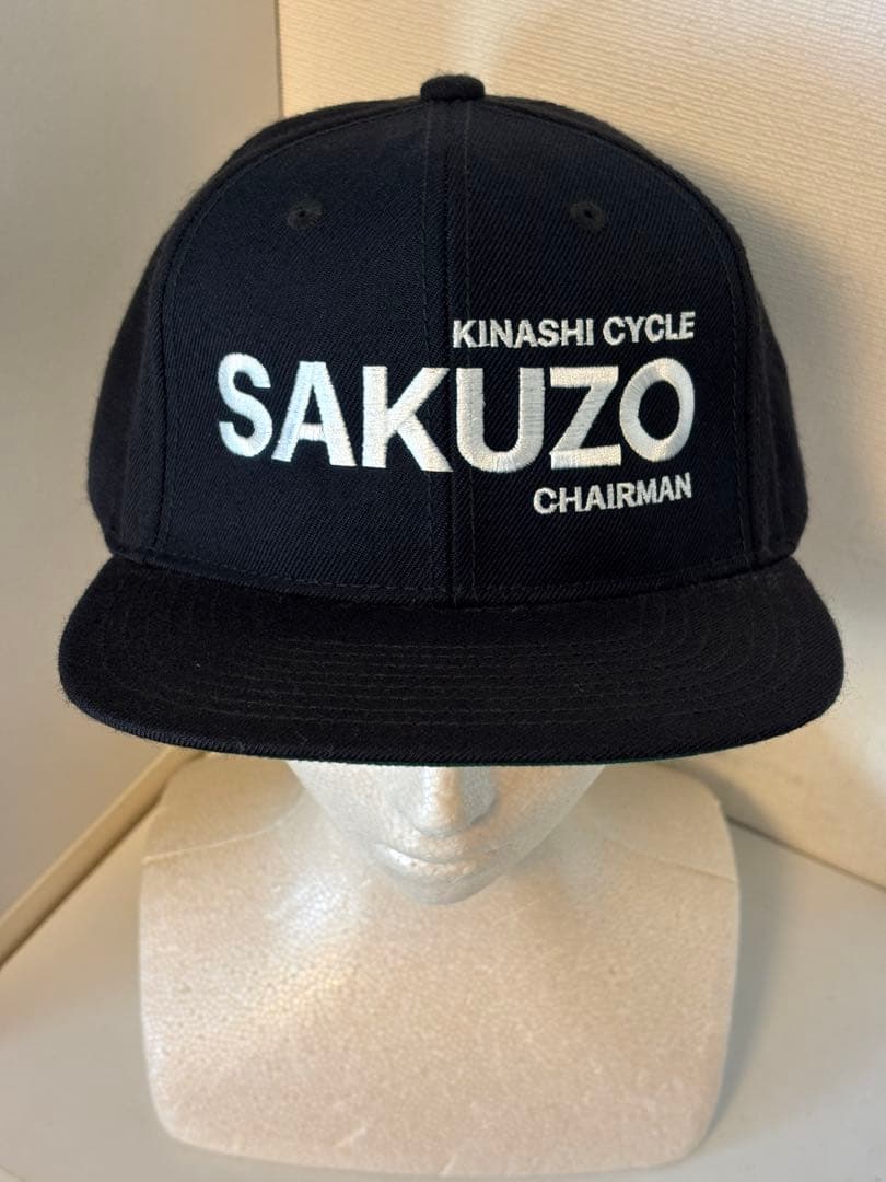 木梨サイクル/帽子/キャップ/限定/スナップバック/SAKUZO/作三/ネイビー