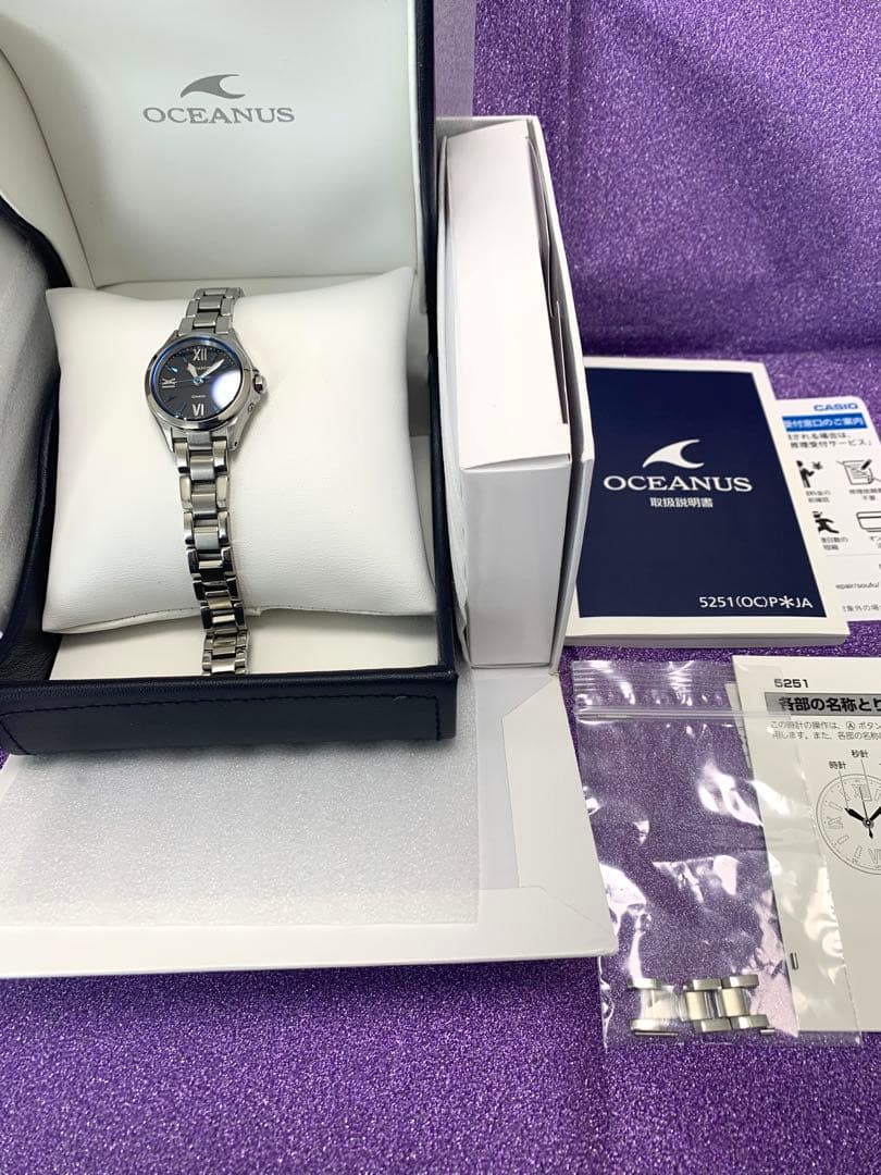 CASIO オシアナス 電波ソーラー OCW-70J-1AJF レディース