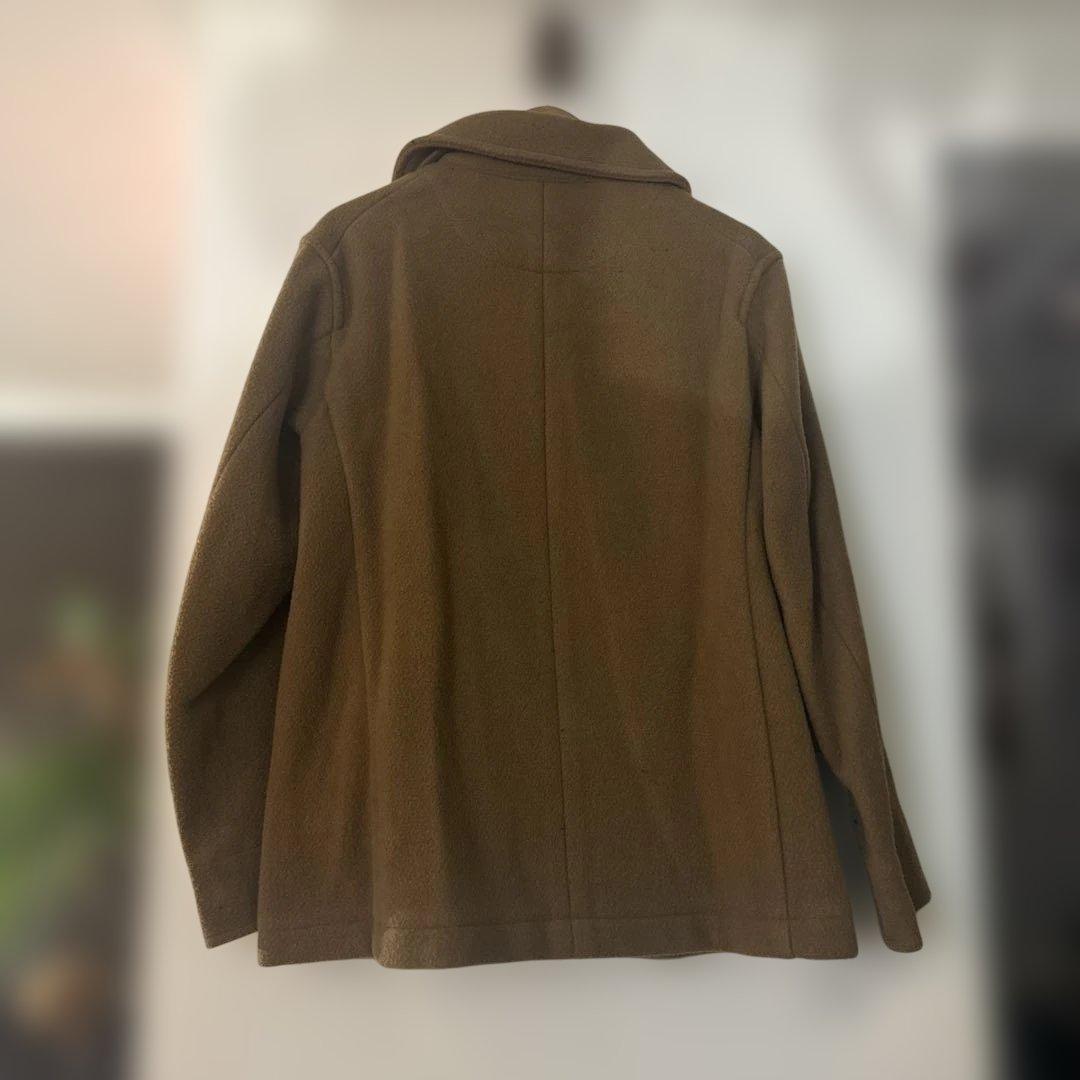 DANTON ラウンドカラー ウールモッサ シングルジャケット