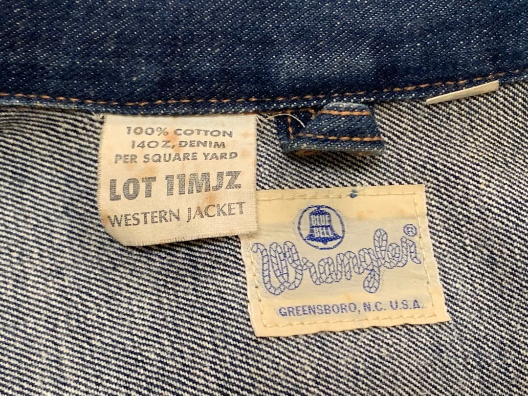 に*り様 【正月値下げ！】Wrangler 11MJZ デニムジャケット