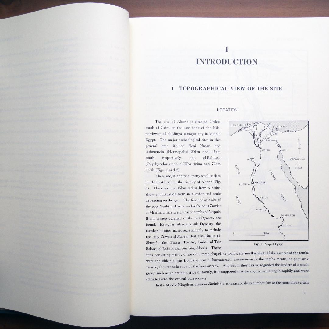 エジプト アコリス遺跡発掘調査報告書