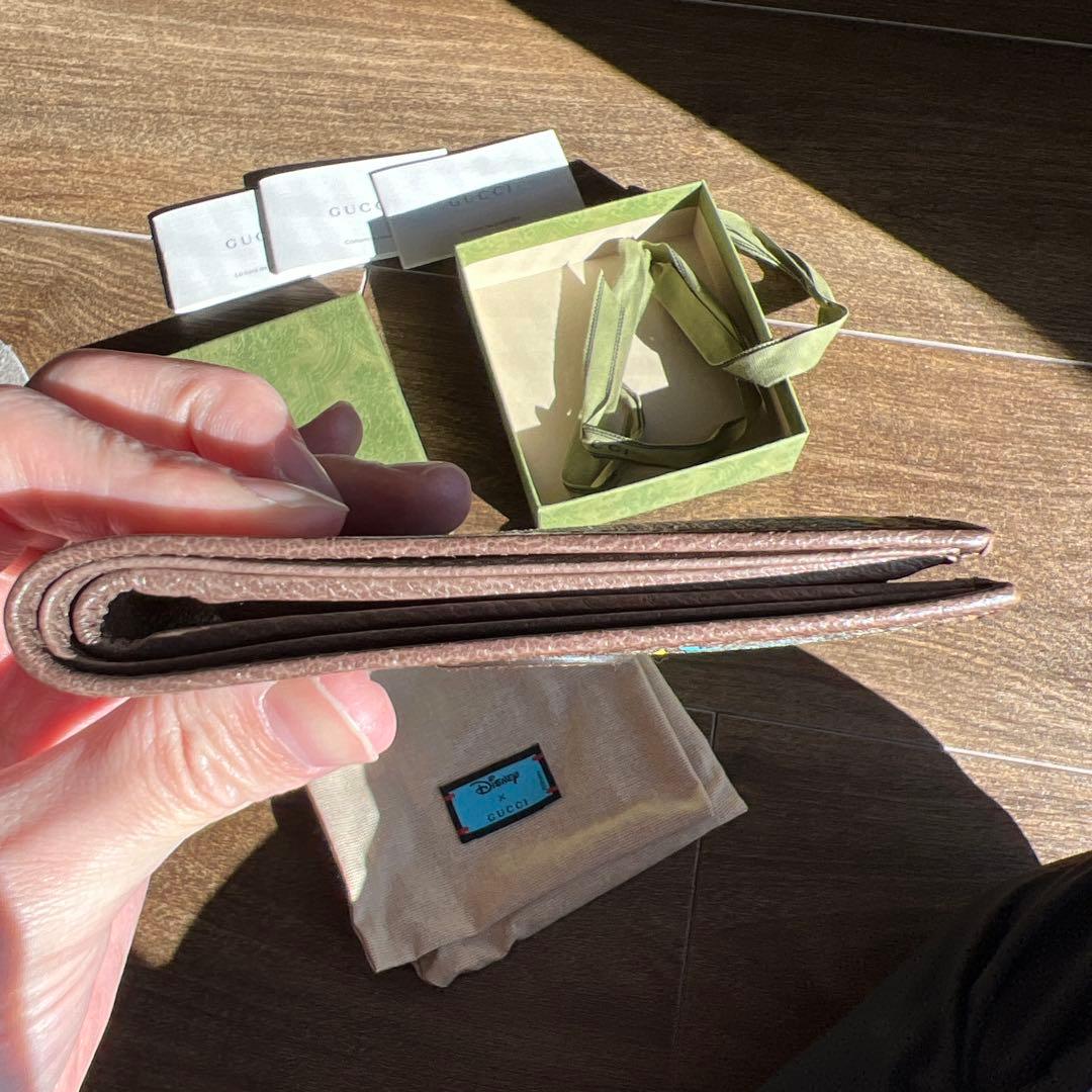 GUCCI ドナルドダック 二つ折り財布