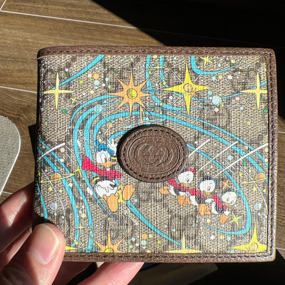 GUCCI ドナルドダック 二つ折り財布