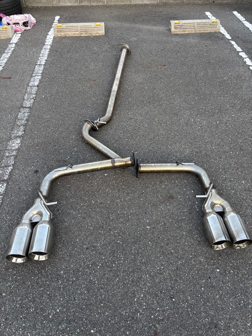 トヨタ86/スバルBRZ用 ステンレスデュアルテールマフラー　スリーキャッツ