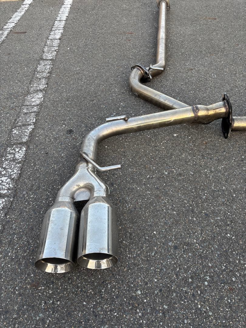 トヨタ86/スバルBRZ用 ステンレスデュアルテールマフラー　スリーキャッツ