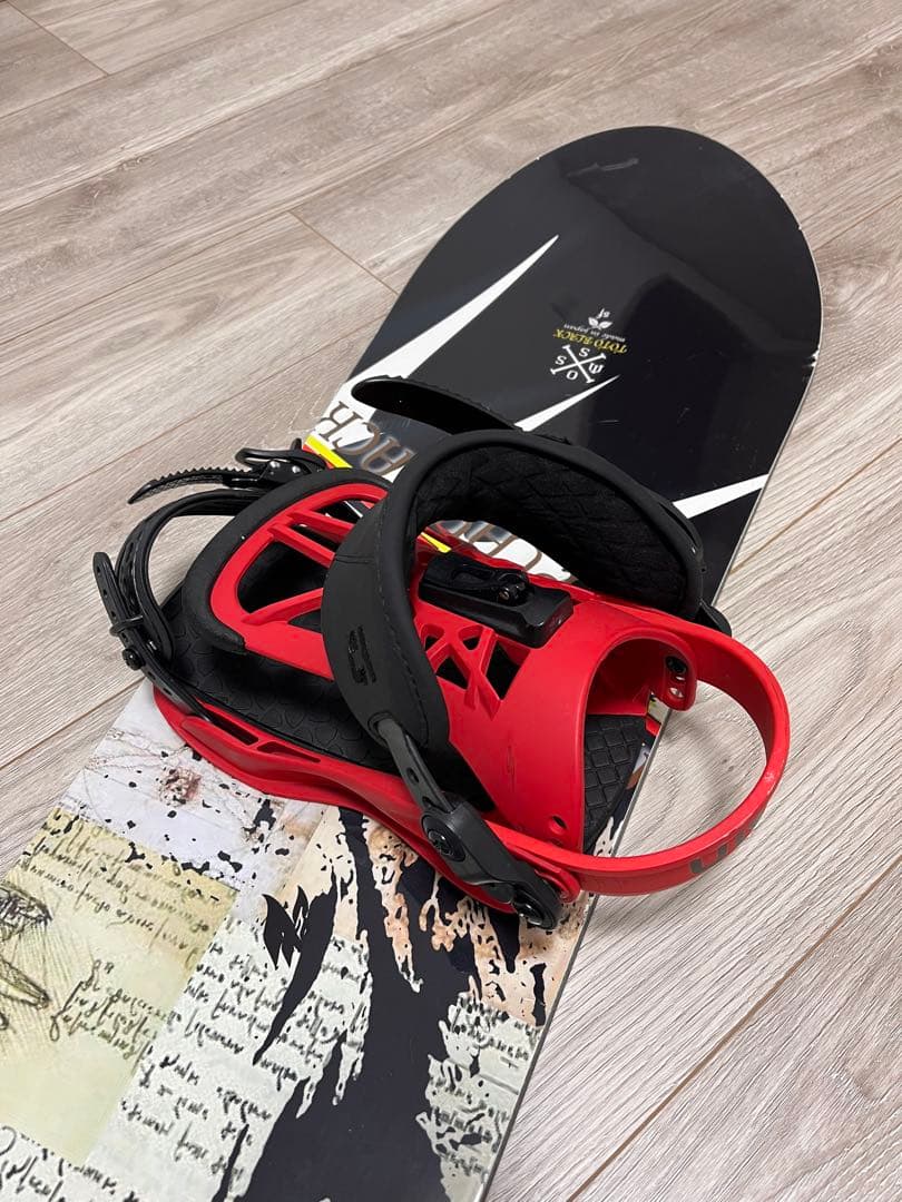 スノーボード☆3点セット☆MOSS BLAK☆DEELUXE☆Binding☆