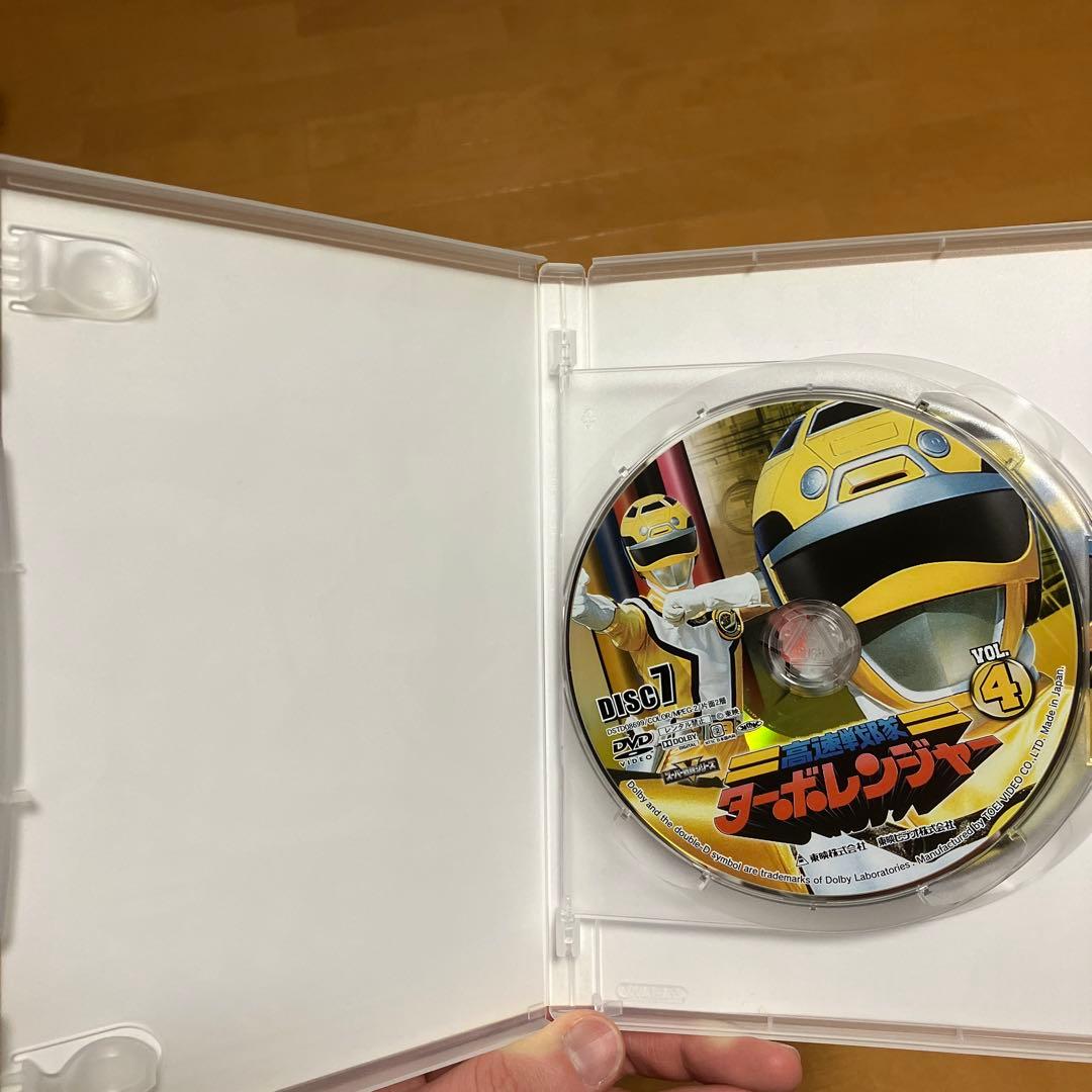 高速戦隊ターボレンジャーDVD ❷VOL3 VOL4 VOL5
