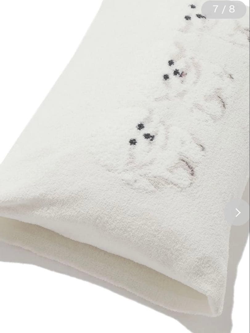 新品タグ付 ジェラートピケ モチーフジャガードマルチカバー&ピローケース