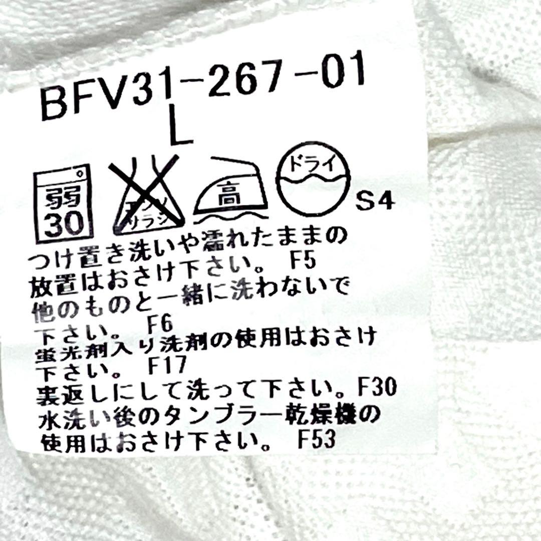 【極美品】バーバリーゴルフ　ポロシャツ　ホースロゴ　ホワイト　サイズL 現行タグ