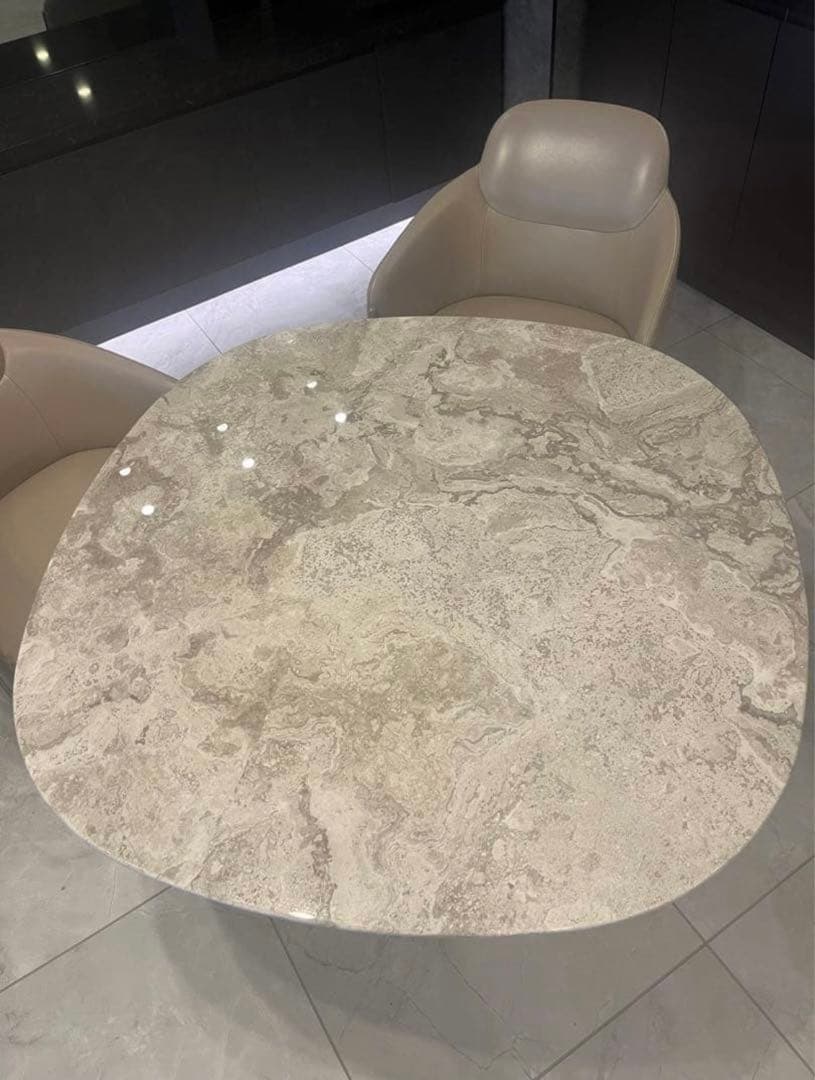 ①アルフレックス　ダイニングチェア2脚　美品