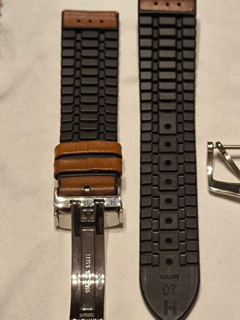 ヒルシュ HIRSCH James ジェームス 時計ベルト Dバックル付き