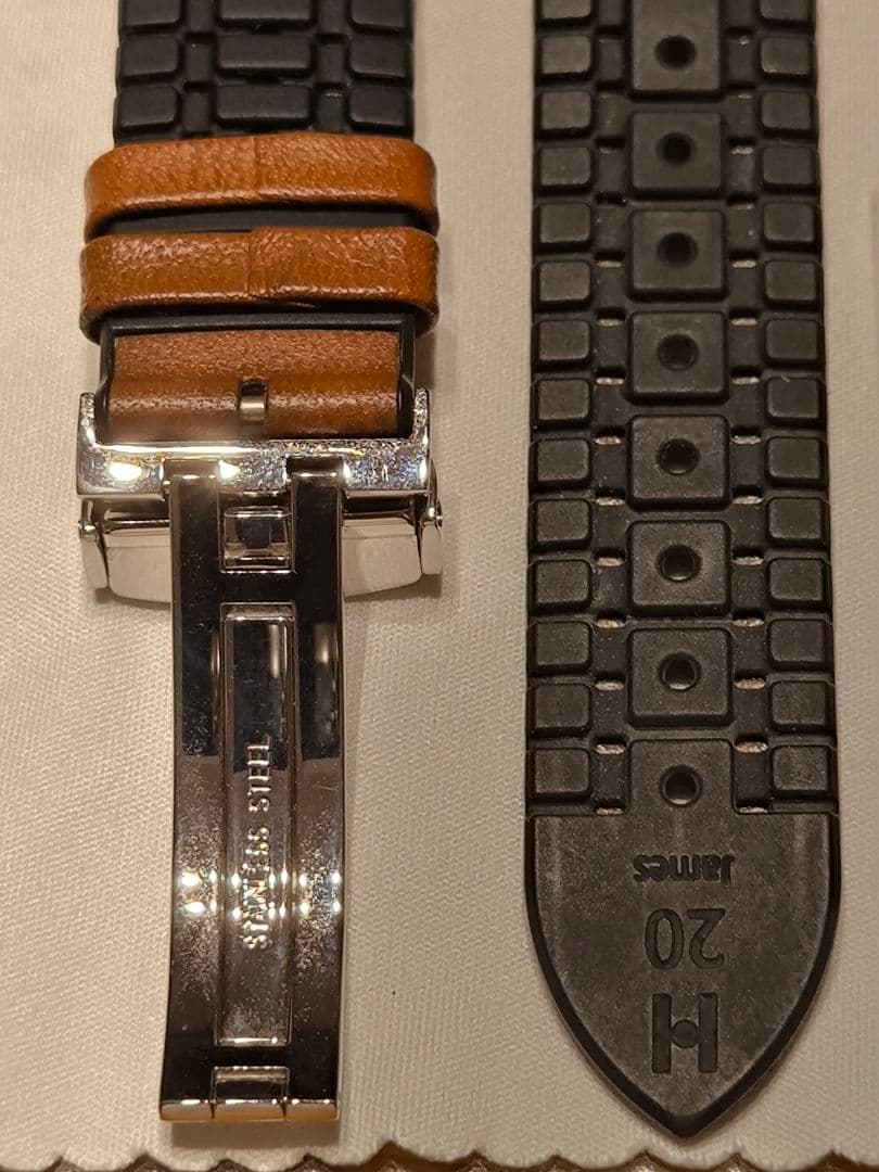 ヒルシュ HIRSCH James ジェームス 時計ベルト Dバックル付き