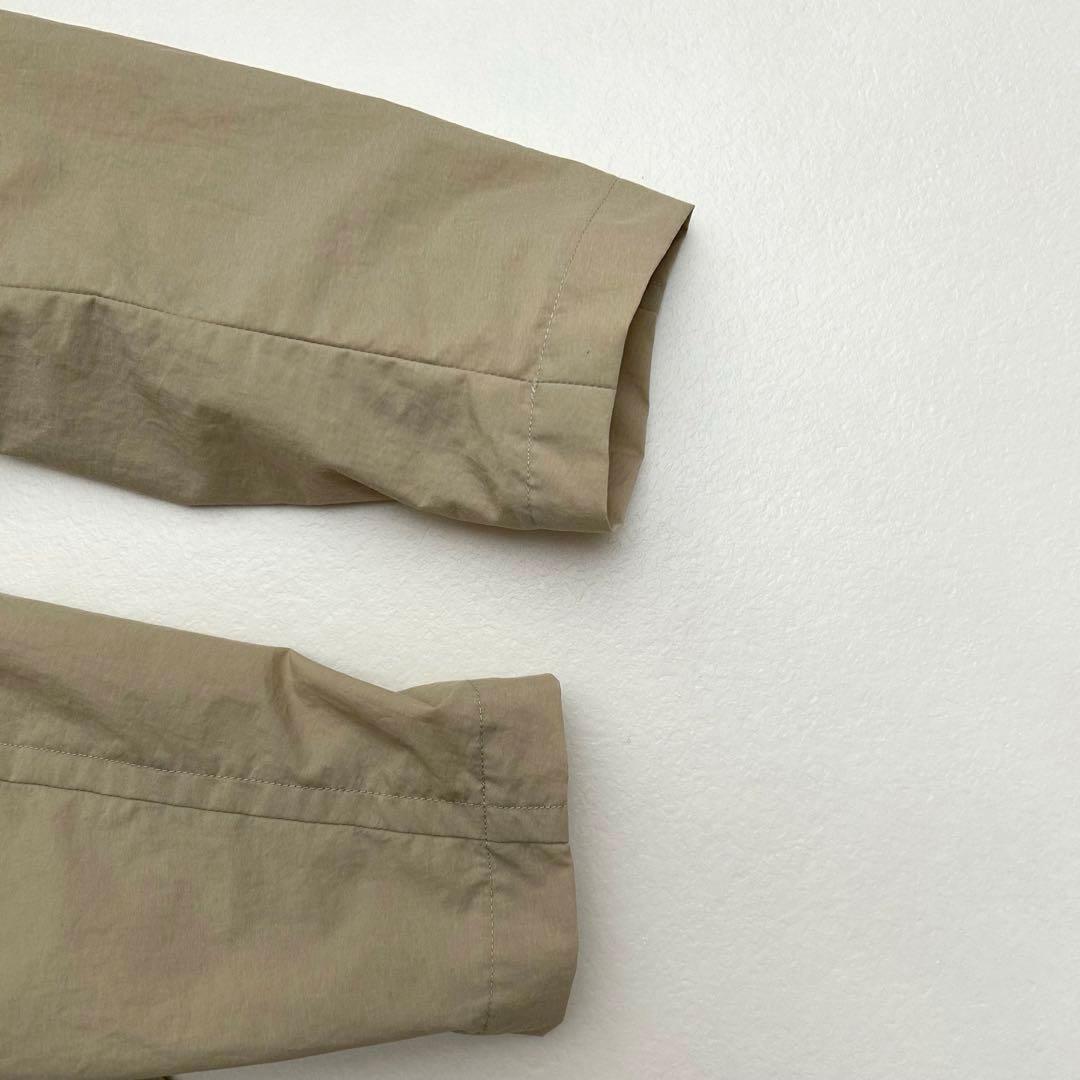 ダントン　ナイロンワークコート　ベージュ　ステンカラー