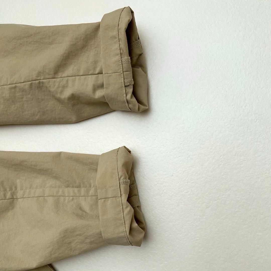 ダントン　ナイロンワークコート　ベージュ　ステンカラー