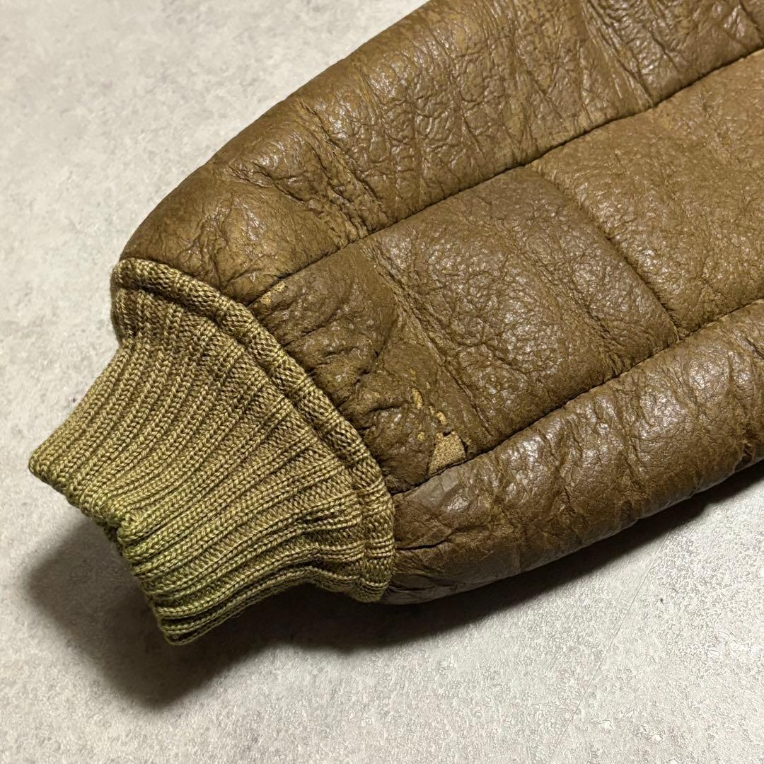 【archive】フライトジャケット　B-6 リアルムートン　USA　 レア　L