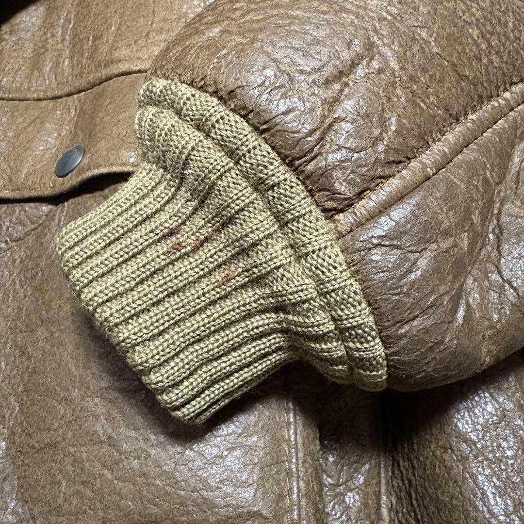 【archive】フライトジャケット　B-6 リアルムートン　USA　 レア　L