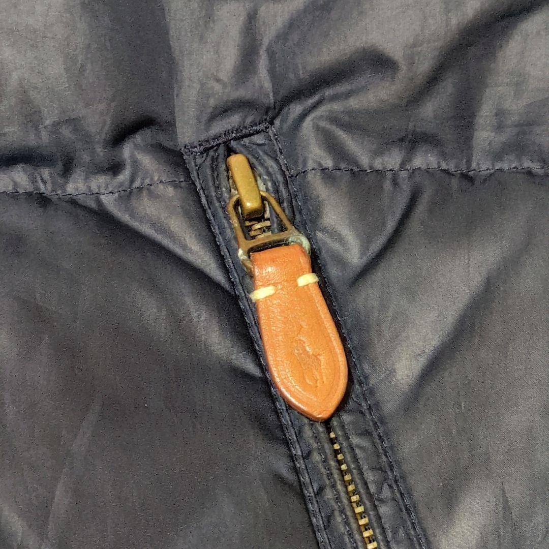 ラルフローレン リバーシブル ダウンベスト ポニー刺繍 2way ダウン80%