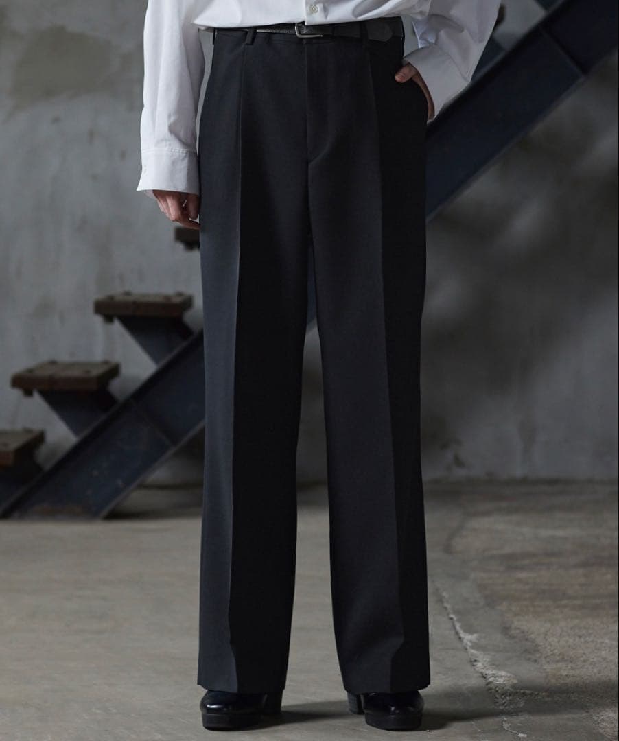 CLEL core. 　尾州ウール　セットアップ　ブラック　Sサイズ