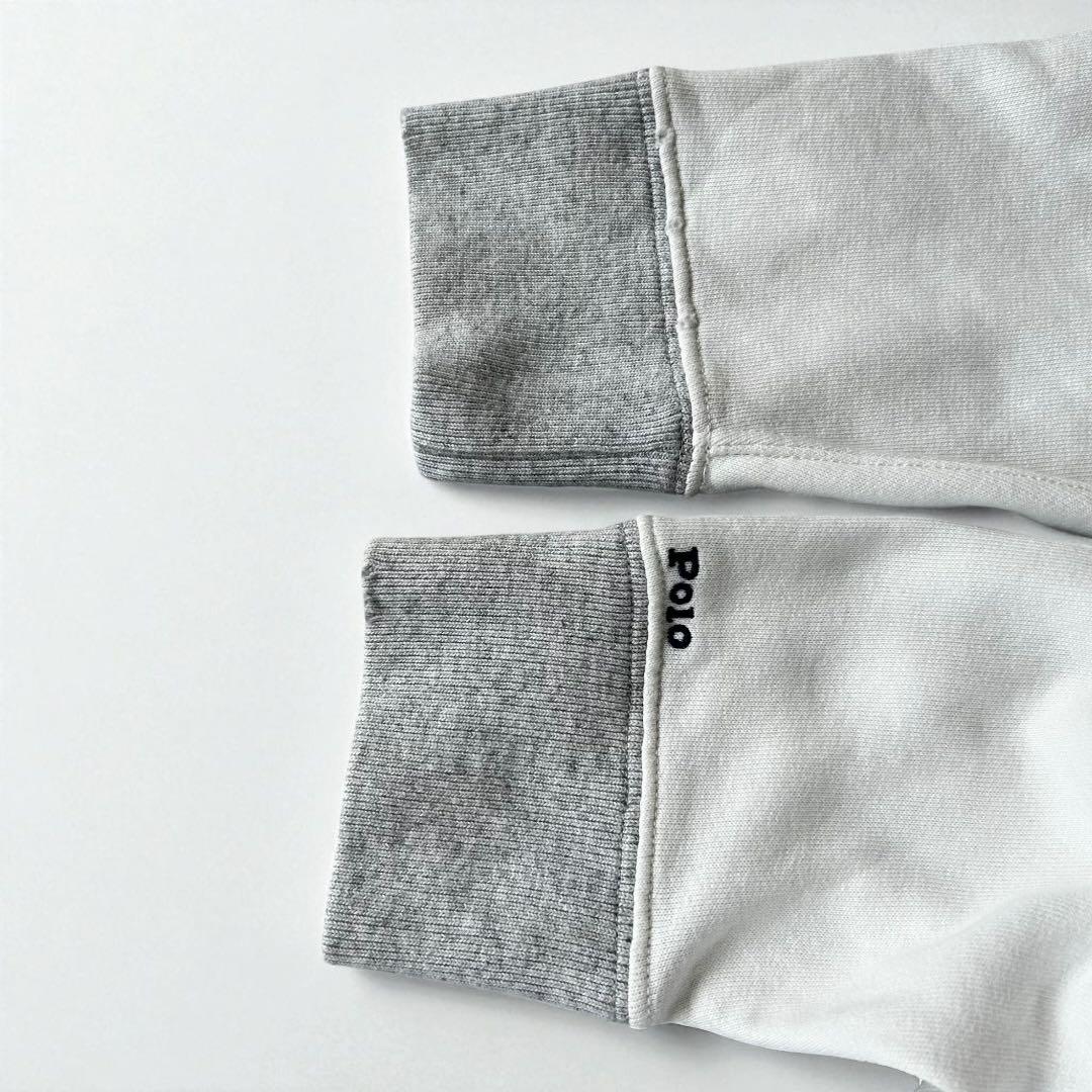 希少美品✨ポロ ラルフローレン　ポロベア スウェット トレーナー　ダメージ加工