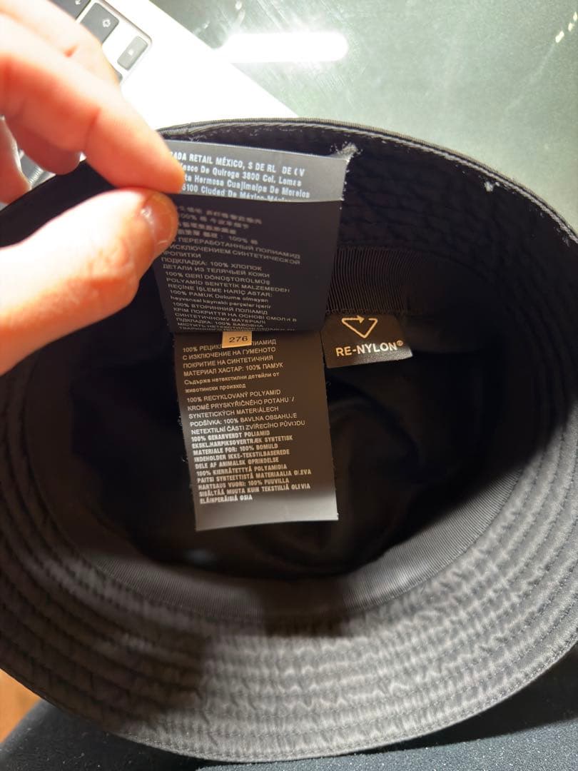 PRADA バケットハット Lサイズ RE-NYLON